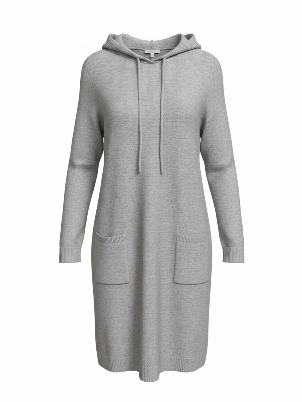 a new day Light Heather Gray Hooded Knit Pullover